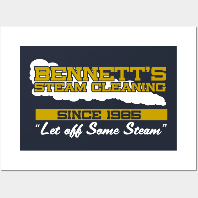 Bennetts Steam Cleaning Let off Some Steam Wall Art by Meta Cortex